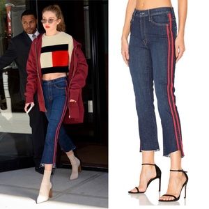 MOTHER Jeans Insider Crop Step Fray Speed Racer Size 29